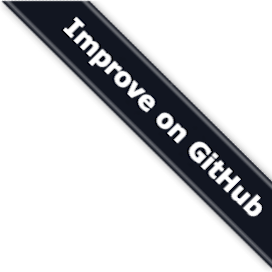 Improve on GitHub